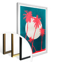 Plakat Kubistika - Karaibska noc pod palmami