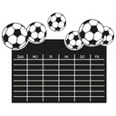 Tafelfolie Stundenplan Fußball
