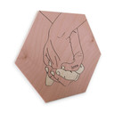 Hexagon Hout Kubistika - Hand in Hand