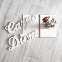 Litery ozdobne 3D Carpe Diem