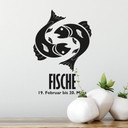 Wandtattoo Sternzeichen - Fische