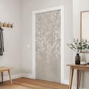 Deurfolie Elegante wilgentakken in beige - Ms Tiff - Zelfklevende deurdecoratie