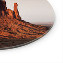 Glasbillede - Klippeformation i Monument Valley - Hugonnard - Rund