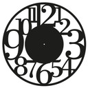 Wandtattoo XXL Modern + Wanduhr - 70x70 cm