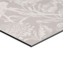 Billede af vilde blomster i kridtlook beige - Bloomery Decor – print på aluminium (Alu-Dibond)