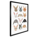 Poster Lapins avec lunettes - Melin