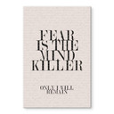 Akrylbillede Filmcitat fra Dune - Fear is the Mind-Killer
