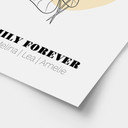 Personalisierbares Poster Monatsblume Juli