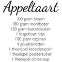 Muursticker Appeltaart