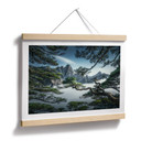 Plakat Las sosnowy w górach Huang Shan - NingYun Ye