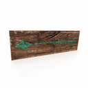 Houten Bordje - Pijl (groen)