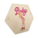 Hexagone - Bois placage bouleau Tohmé - Baby