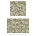 Dżungla z papugami zielona | Fototapeta dżungla - Bloomery Decor