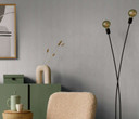 Grafisk tapet, non-woven tapet Flora grå, beige