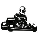 Sticker mural - GoKart
