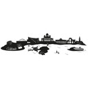 Sticker mural - Helsinki Skyline