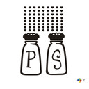 Sticker mural Sale & Pepe (2 couleurs)