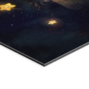 Wandbild Sternenfänger: Ein Glas voller Wünsche - Thai - Alu-Dibond