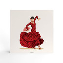 Billede af træ til at sætte op - Tohmé - Flamenco - 15x15 cm