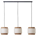 Pendelleuchte Till, braun, 120 x 110 cm, Textil Lampe