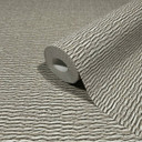 Non-woven tapet med vævet træ-look beige, brunt tekstil-look