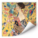 Zelfklevende Poster Klimt - Lady