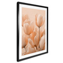 Plakat z tulipanami w kolorze brzoskwiniowym - Treechild