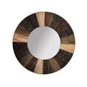 Wandspiegel rund Holz - Melbourne - Ø 60 cm