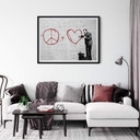 Plakat Banksy - Lekarz spokojnych serc