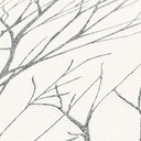 Papier peint forêt Blanc Noir - Papier peint intissé Nature A.S. Création