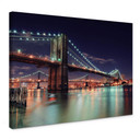 Obraz na płótnie Manhattan Bridge at Night 2