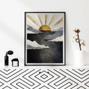 Plakat SpaceFrog Designs - Złoty Świt