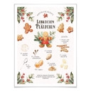 Poster Lebkuchen Plätzchen Rezept
