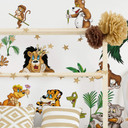 Wallsticker Mega Pakke Crazy Jungle