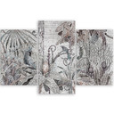 3-delt lærredstryk Mosaikjungle