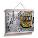Plakat Ben Heine - Tramwaj w Lizbonie