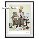 Exklusive Edition: handsigniert und limitiert - Fine Art Poster mit Passepartout im Rahmen - Wo blei
