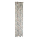 Schlaufenvorhang bleu - Vorhang mit verdeckten Schlaufen - Vorhang mit floralem Muster