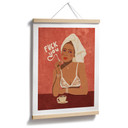 Plakat Fuck you - Kawa z papierosem - Oltmanns