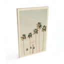 Plakat drewniany z palmami w Hotelu Aloha - Sisi & Seb