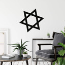 Wallsticker - Davids Stjerne