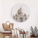 Tableau sur alu-Dibond rond Annie - Taj Mahal