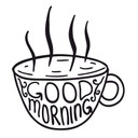 Good Morning Cup - wallsticker