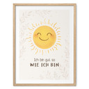 Kinder-Poster 'Ich bin gut so wie ich bin' mit Sonne