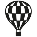 Muursticker Luchtballon 01