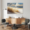 Canvasbillede, Strand havklitter landskab