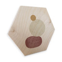 Hexagone - Placage bois de bouleau - Nouveauprints - Pebbles 2