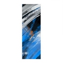 Stoffbild Blaue Pinselstriche abstrakt - Cheney - Panorama