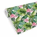 Kvilis tapet med mønster - Tropicana-Flamingo 01