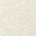 Versace Tapet Barocco Blomster Cream, Metallisk